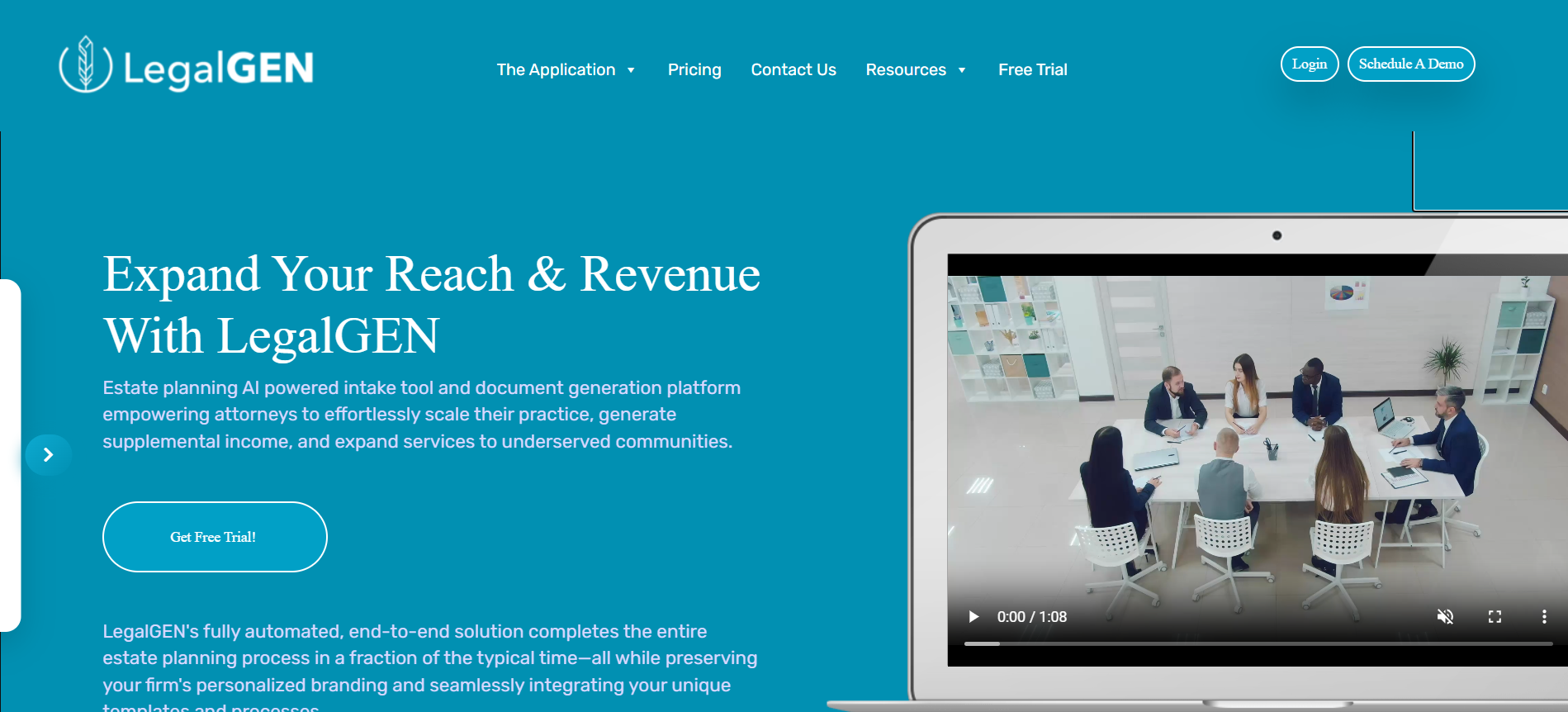 Legalgen legal technology platform